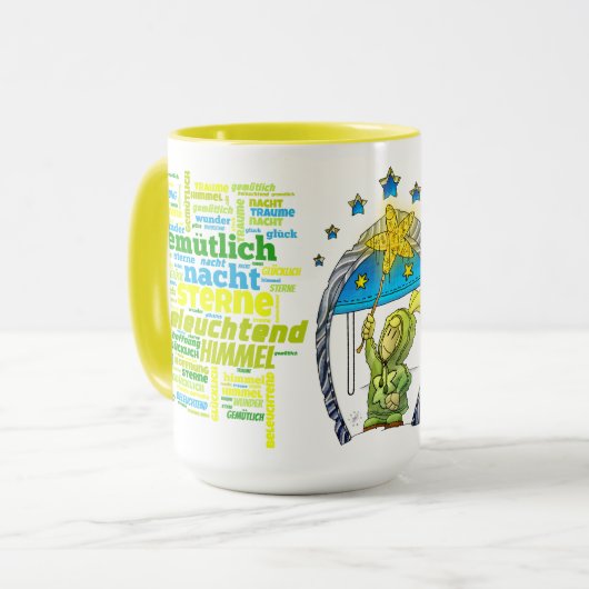 Mael - Glückliche Stern /  Tasse (Vorderseite Links)