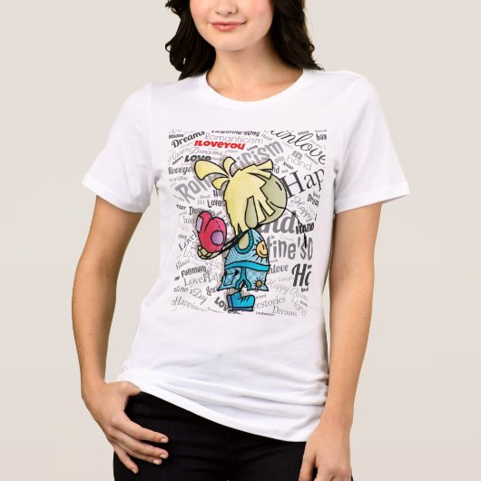 Mael Liebe Tri-Blend Shirt (Vorderseite)