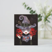 Maelba, die Rote Hexe-Postkarte Postkarte (Stehend Vorderseite)