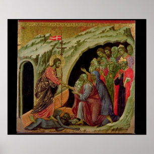 Maesta: Abfall in Schwebe, 1308-11 Poster