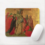 Maesta: Abfall vom Kreuz, 1308-11 Mousepad (Mit Mouse)