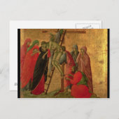 Maesta: Abstieg vom Kreuz 1308-11 Postkarte (Vorne/Hinten)