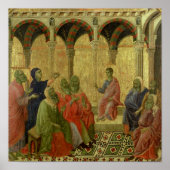 Maesta: Christus unter den Ärzten, 1308-11 Poster (Vorne)