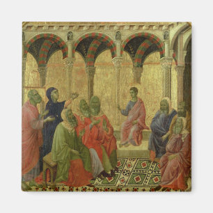 Maesta: Christus unter den Doktoren, 1308-11 Magnet