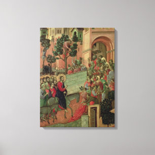 Maesta: Eintritt in Jerusalem, 1308-11 Leinwanddruck
