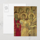 Maesta: Heilige, 1308-11 Postkarte (Vorne/Hinten)