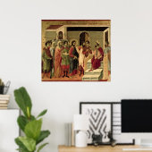 Maesta: Jesus vor Herod, 1308-11 Poster (Heimbüro)