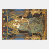 MAESTA, JUNGFRAU MIT KIND, Blauer Saphir Geschenkpapier Set (Vorderseite 2)