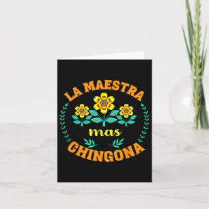 Maestra Bilingue zurück zur Schule Karte