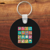 Maestra Bilingue zurück zur Spanischlehrerin Schlüsselanhänger (Vorderseite)