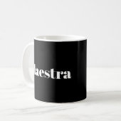 Maestra Conductor Pianist Musician Musik Thema Kaffeetasse (Vorderseite Links)