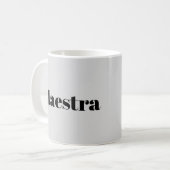 Maestra Conductor Pianist Musician Musik Thema Kaffeetasse (Vorderseite Links)