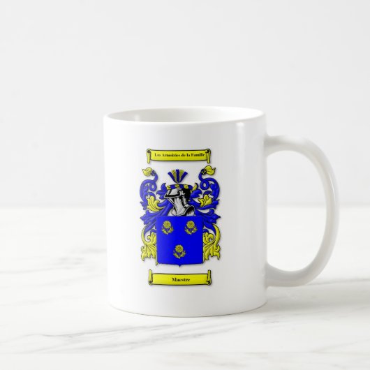 Maestre Wappen Kaffeetasse (Rechts)
