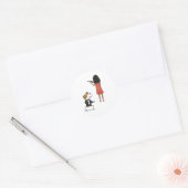 Maestro Dog Runder Aufkleber (Umschlag)