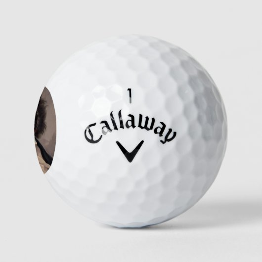 Maestro Ludwig Beethoven Symphony Music Composer Golfball (Logo)
