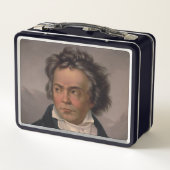 Maestro Ludwig Beethoven Symphony Music Composer Metall Brotdose (Rückseite)