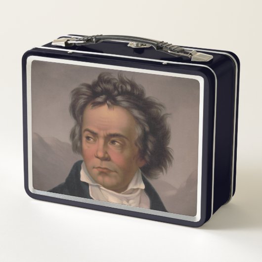 Maestro Ludwig Beethoven Symphony Music Composer Metall Brotdose (Rückseite)