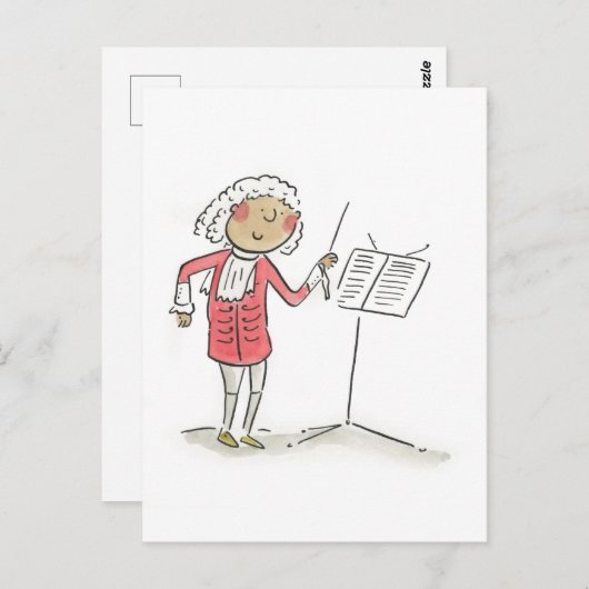 Maestro Postkarte (Vorne/Hinten)