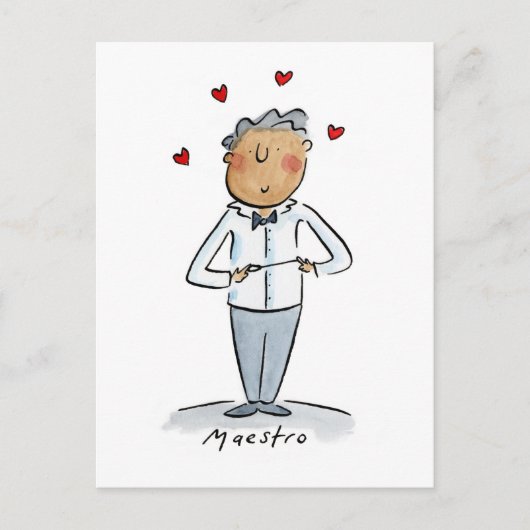 Maestro Postkarte (Vorderseite)