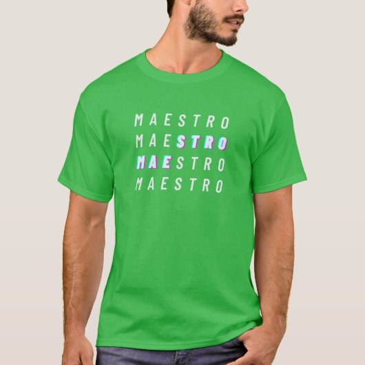 Maestro Stromae Arcade Distorsion Freund T-Shirt (Vorderseite)