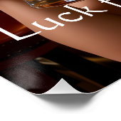 Maeve in Emerald Corset Irish Pub St Patrick's Day Poster (Ecke)