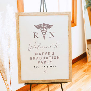 MAEVE Rose Gold Krankenwagen Abschluss Willkommen Poster