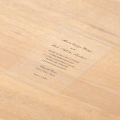 Maeve Traditionelle Einladung zur Hochzeit (Ablage )