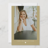 MAEVE Yellow Gold Medical RN Nurse Abschluss Einladung (Rückseite)