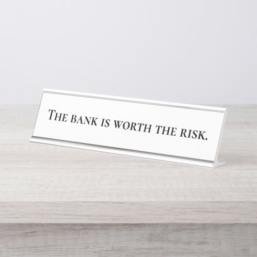 Maeve's Note - Schreibtisch Namplate Schreibtischnamensplakette (Vorderseite )