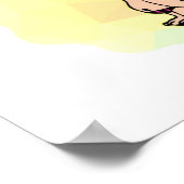 Mafalda in Farben Poster (Ecke)