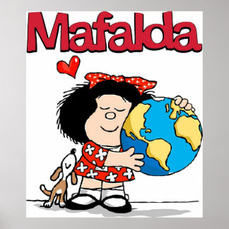 Mafalda-Liebe Poster