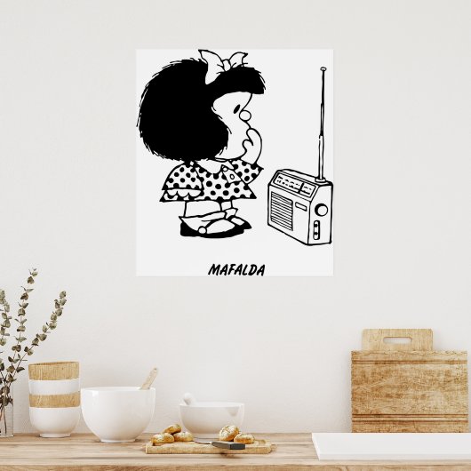 Mafalda Poster (Küche)