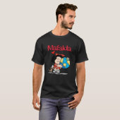 Mafalda, the world and her puppy.  T-Shirt (Vorne ganz)