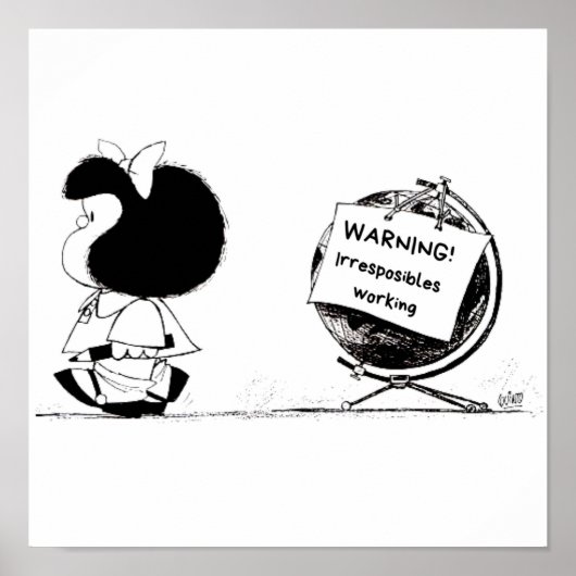 Mafalda-Welt Poster (Vorne)