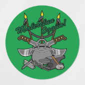 Maferefun Oggún Etiketten (Design 2)