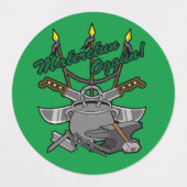 Maferefun Oggún Etiketten (Design 1)