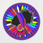 Maferefun Oyá Etiketten (Design 1)