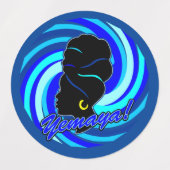 Maferefun Yemaya Etiketten (Design 1)