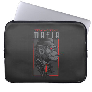 Mafia-Affe raucht Zigarre Grafik | Japan Laptopschutzhülle