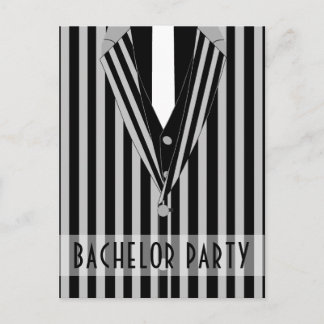 Mafia Anzug Bachelor Party Einladung