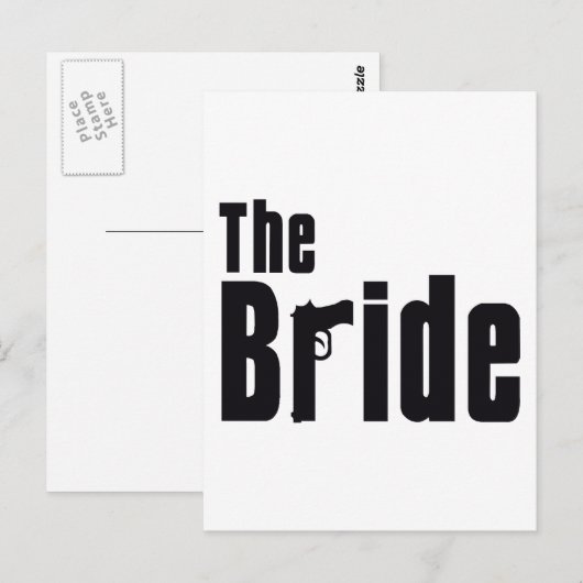 Mafia Bride Postkarte (Vorne/Hinten)