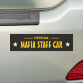 Mafia bumper_sticker autoaufkleber (Auf Auto)