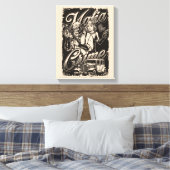 Mafia Crime Big Boss Canvas Print Leinwanddruck (Insitu (Schlafzimmer))