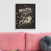 Mafia Crime Canvas Print Leinwanddruck (Insitu (Wohnzimmer))