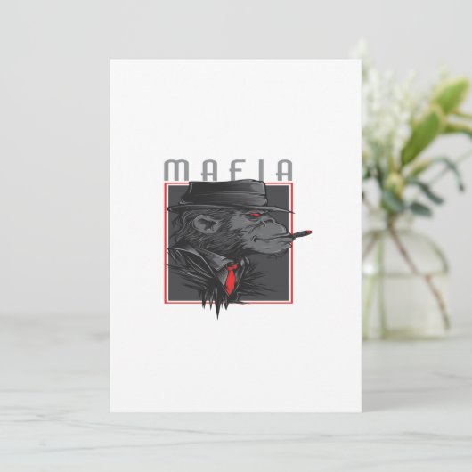 MAFIA EINLADUNG (Stehend Vorderseite)