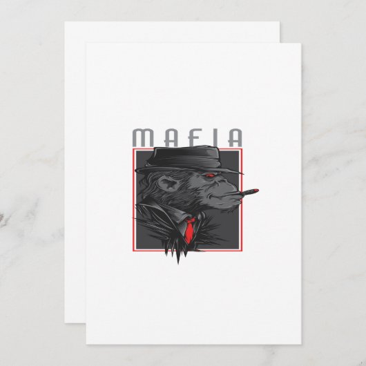 MAFIA EINLADUNG (Vorne/Hinten)