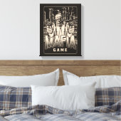 Mafia Game Canvas Print Leinwanddruck (Insitu (Schlafzimmer))