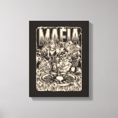 Mafia King of Crime Canvas Print Leinwanddruck (Vorderseite)