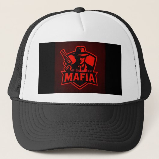 Mafia Logo Truckerkappe (Vorderseite)