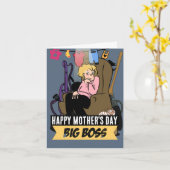 Mafia Mama: Muttertagsausgabe Karte (Gelbe Blume)